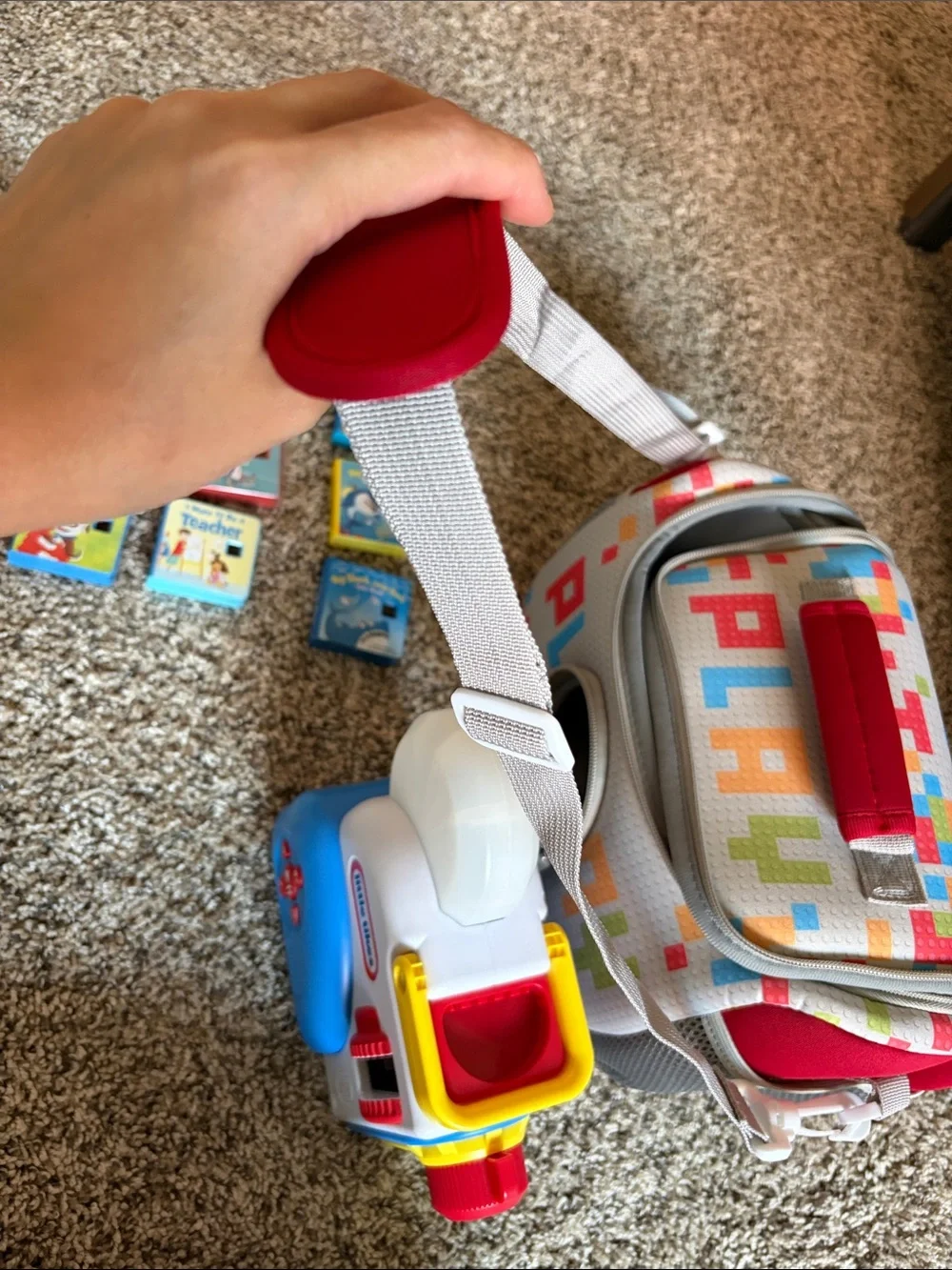 Little Tikes Story Dream Machine Bundle Set with Adjustable Strap Carrying Case